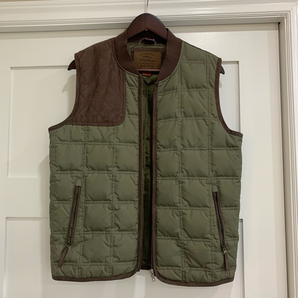 Down/Suede hunting vest